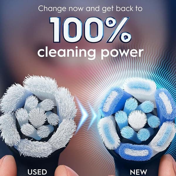 Oral B Børstehoved iO Ultimate Clean 6stk - Sort Svart