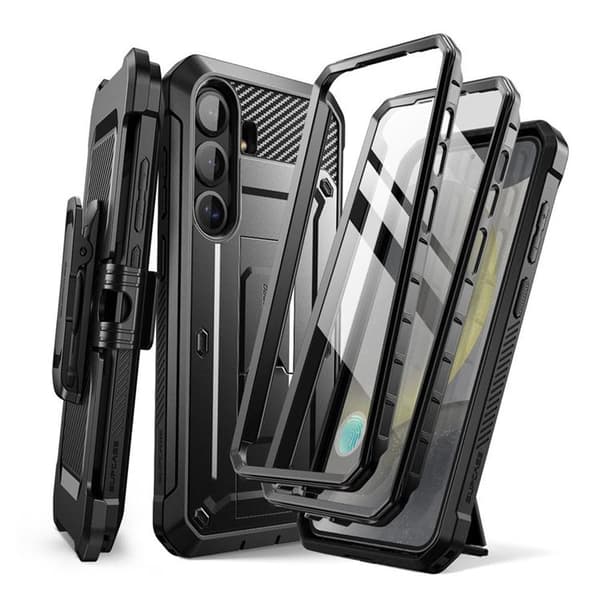 SupCase Mobilskal till Galaxy S25 Plus Unicorn Beetle Pro 2-Set Svart