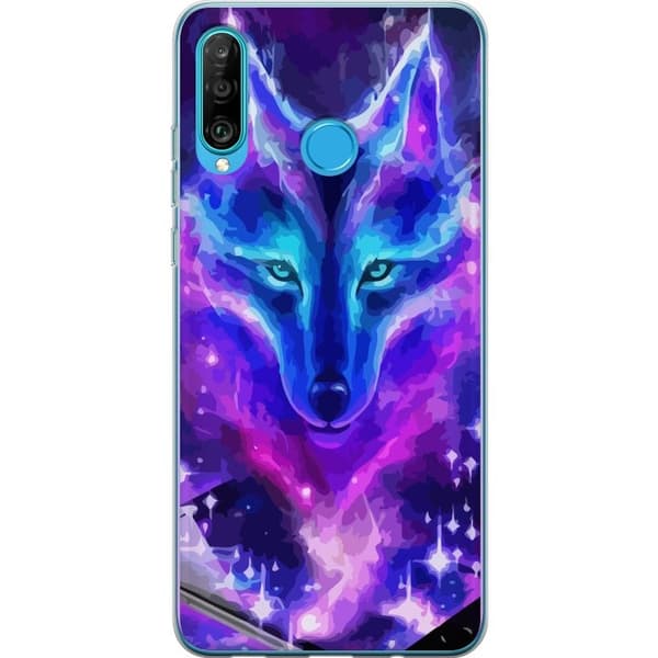 Mobilskal till Huawei P30 lite med Neon Varg