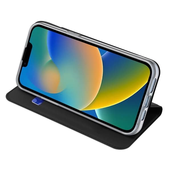 Dux Ducis iPhone 14 Plus -kotelo Skin Series Holster - Musta Black