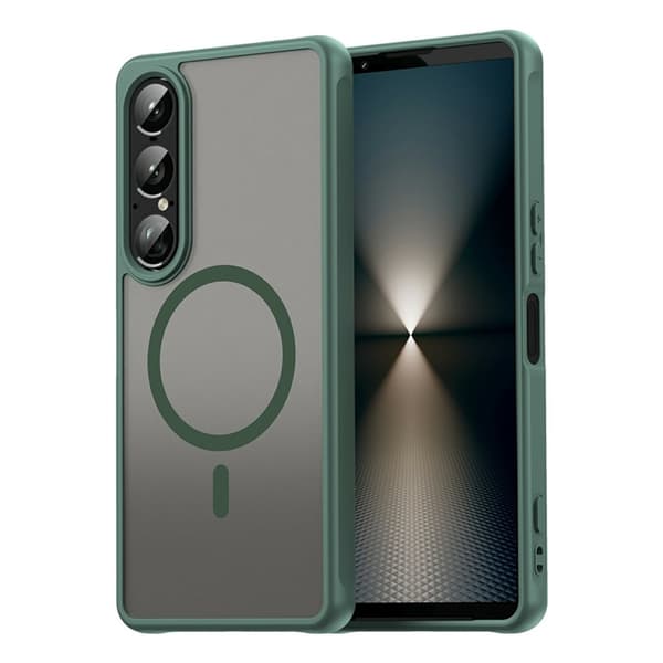 Mobilskal till Sony Xperia 1 VII MagSafe MagSafe Shockproof - Grön Grön
