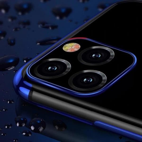 Kirkas värillinen geelikuori iPhone 13 Mini - Sininen Blå