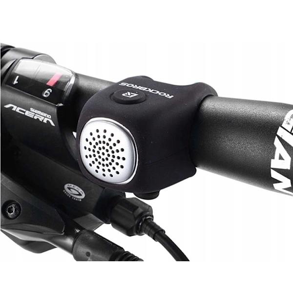 Rockbros Elektronisk Cykel Ring klocka - Svart Svart