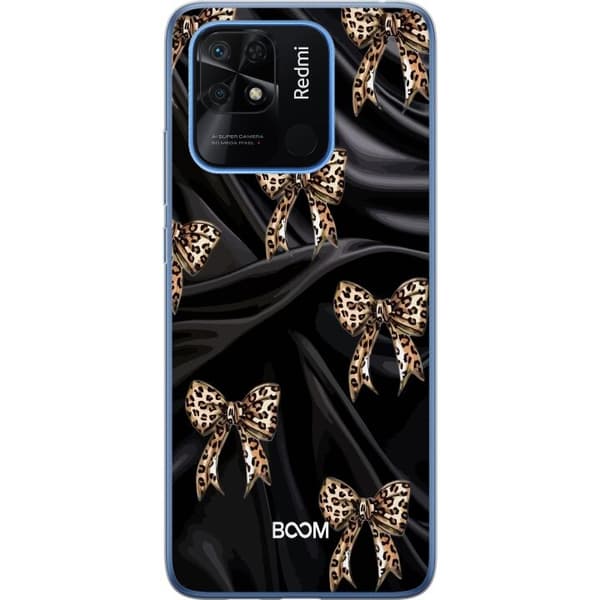 Telefontaske til Xiaomi Redmi 10C med Leopard Bow