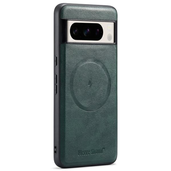 FIERRE SHANN 025 Google Pixel 8 Pro Fodral PU+TPU - Grön