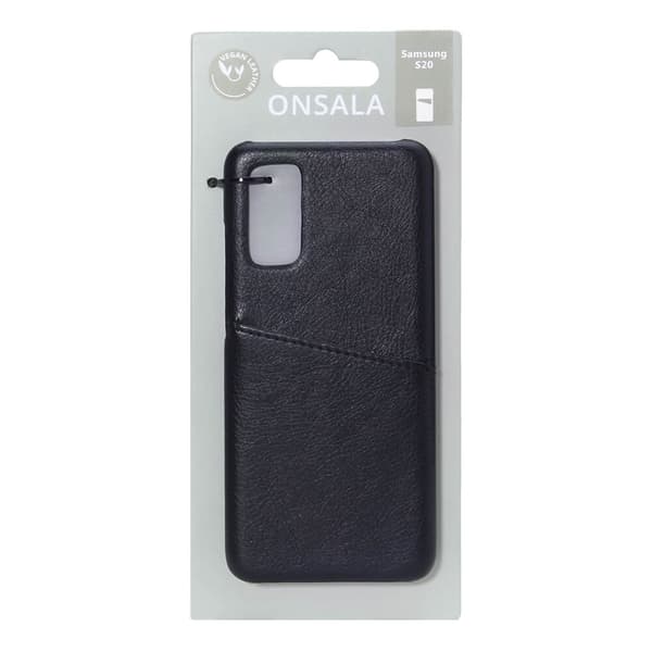 ONSALA Mobilcover Sort med Kortlomme Samsung S20 Black
