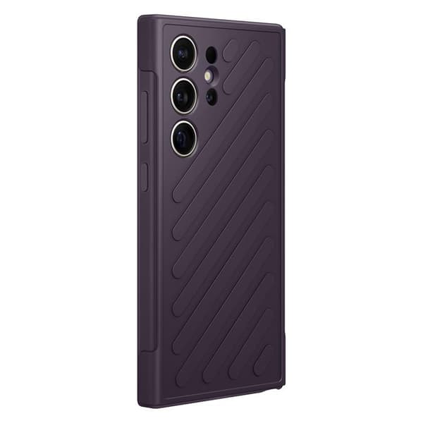 Mobilskal till Samsung Galaxy S24 Ultra Shield Armored - Mörklila Grå
