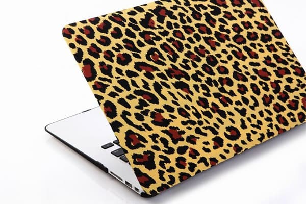 Skal till MacBook Pro 15" - Gul Leopard Gul
