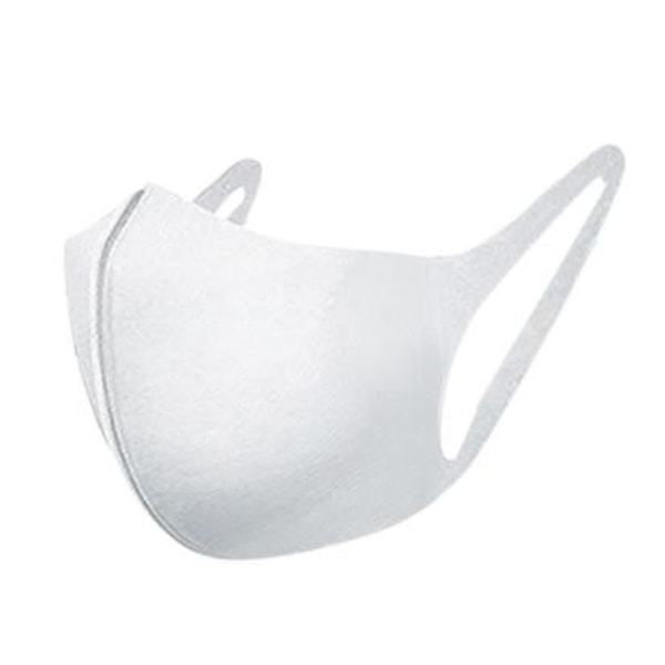 1 Pack Tvättbar mask Munskydd Skyddsmask Vit Vit