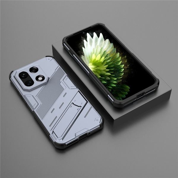 Mobilskal till OnePlus 15 PC + TPU Shockproof Kickstand - Grå Grå