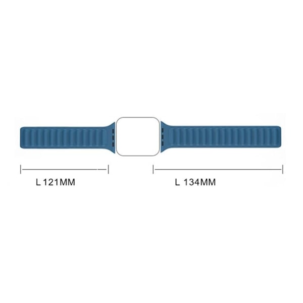 Apple Watch 2/3/4/5/6/SE (38/40/41mm) Armband Magnetic Strap - Brun
