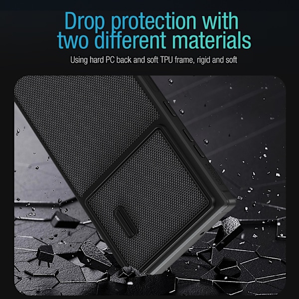 Nillkin Galaxy S23 Ultra Mobilskal Drop-proof - Svart Svart