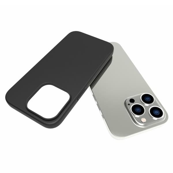 iPhone 14 Pro Max -kuori Ultra Slim TPU - Musta Black
