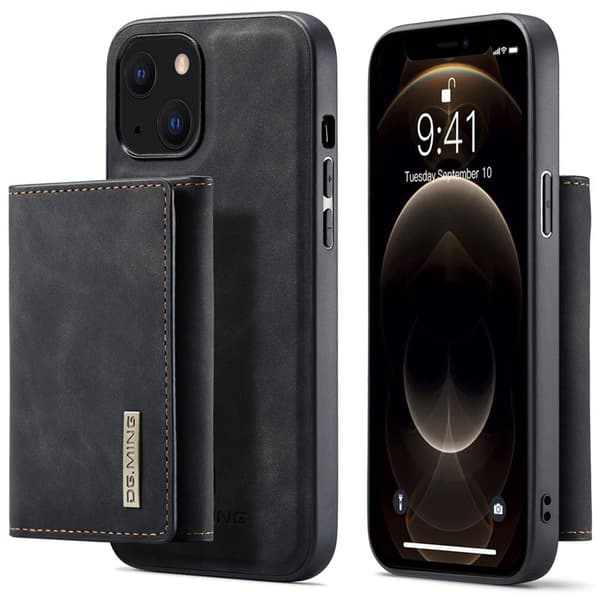 DG.MING M1 Series Mobilskal till iPhone 14 Plus 2-i-1 Magnetisk Svart