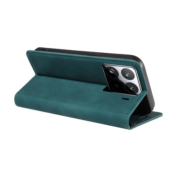 BETOPNICE 003 för Xiaomi 15 Pro Plånboksfodral Konstläder - Grön