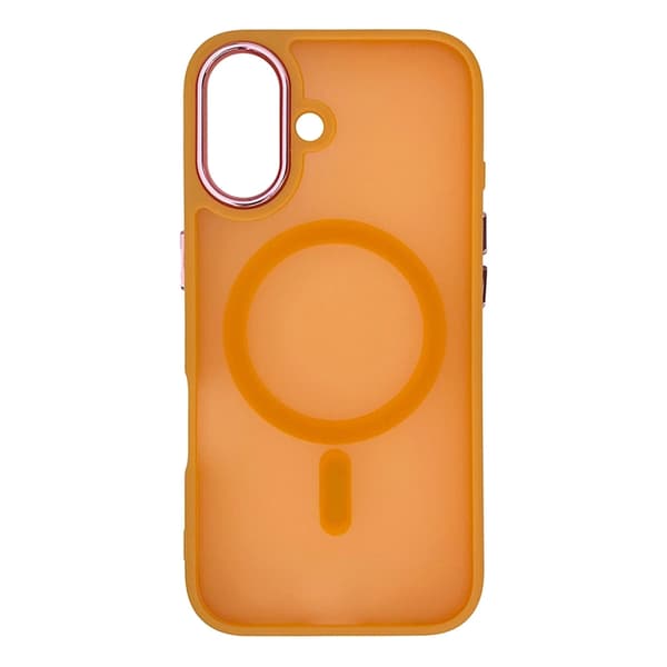 Mobilskal till iPhone 16 Magsafe Magnetic Collection - Orange Orange
