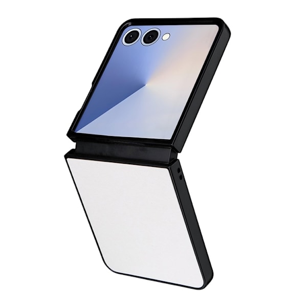 Mobilskal till Galaxy Z Flip7 PU Läder Protective - Vit Vit