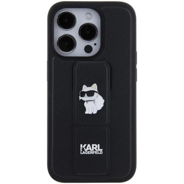 Karl Lagerfeld iPhone 15 Pro Max -puhelinkuori Gripstand Saffiano