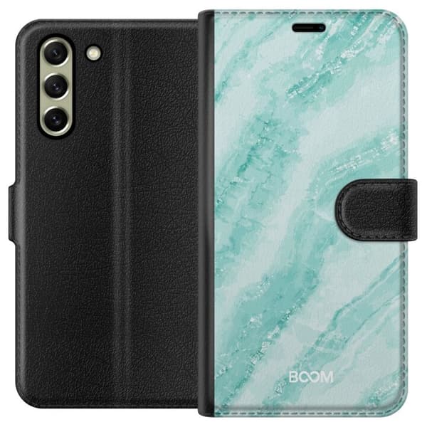 Plånboksfodral till Samsung Galaxy S21 FE 5G med Mint Marble