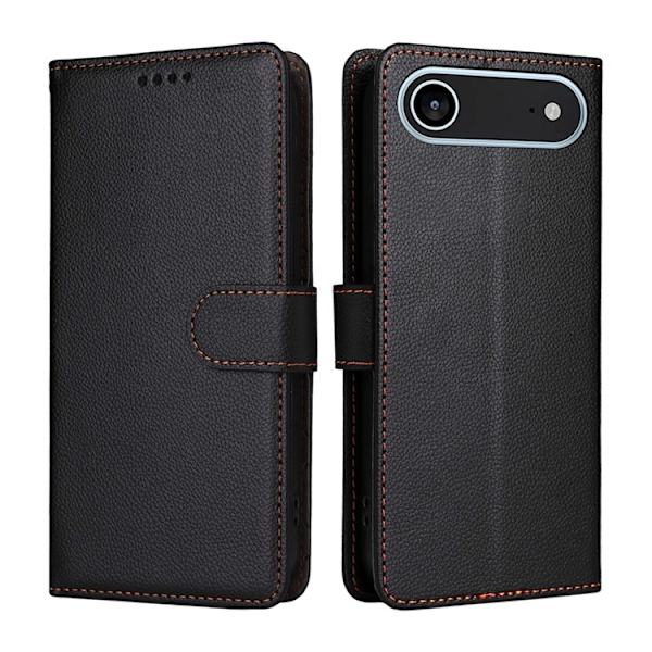 iPhone Air Plånboksfodral RFID Blocking med Handledsrem Svart