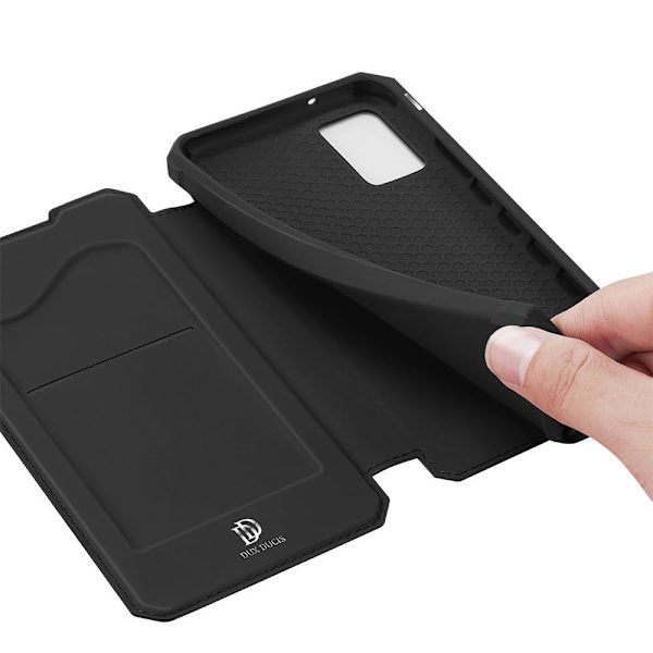 Dux Ducis Skin X Wallet Case Samsung Galaxy A02s - Sort Black