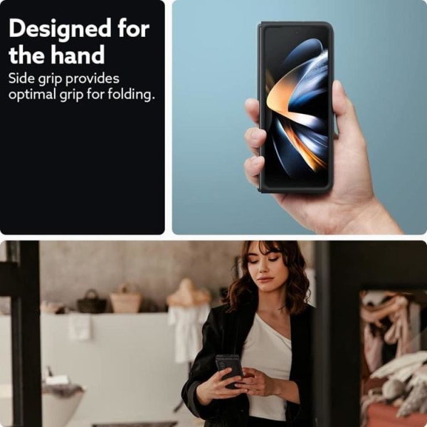 Caseology Galaxy Z Fold 5 Mobilskal Parallax - Svart