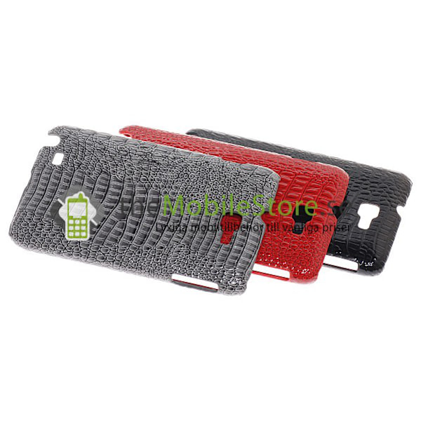 Protective Croco Baksideskal till Samsung Galaxy Note i9220 (RÖD