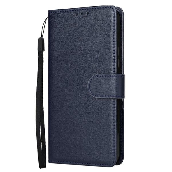 Samsung Galaxy S26 / S26 Pro Plånboksfodral Ställ Konstläder - Blå