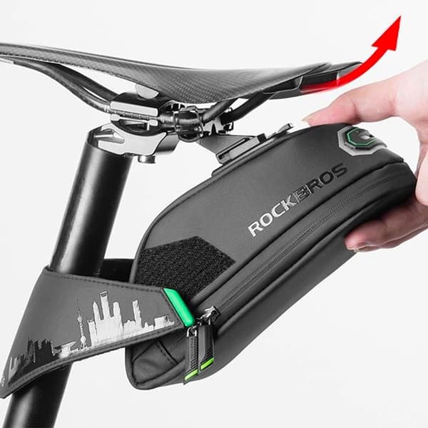 Rockbros Cykeltaske Under Sadel C27-1 - Sort Svart