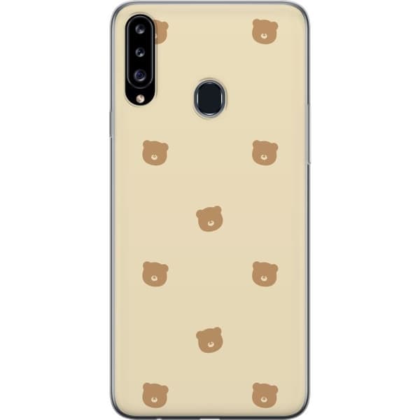 Mobilcover til Samsung Galaxy A20s med Bjørnemønster