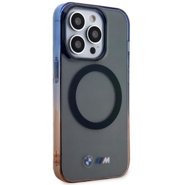 BMW iPhone 14 Pro Max Mobile Case Magsafe Gradient Puskuri - harmaa