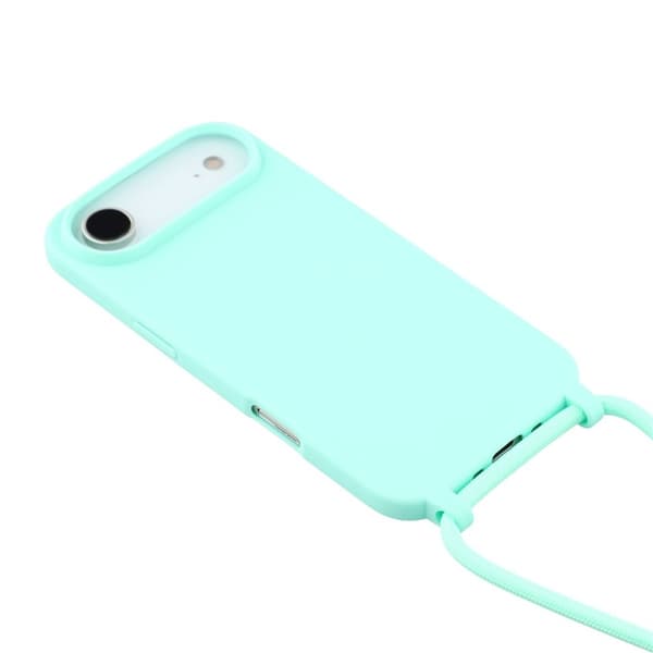 Mobilskal till iPhone Air TPU Shockproof med Lanyard - Mintgrön Grön