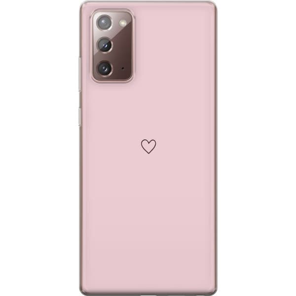 Mobilskal till Samsung Galaxy Note20 med Litet Hjärta