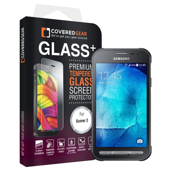 CoveredGear hærdet glas skærmbeskytter til Samsung Galaxy Xcover 3