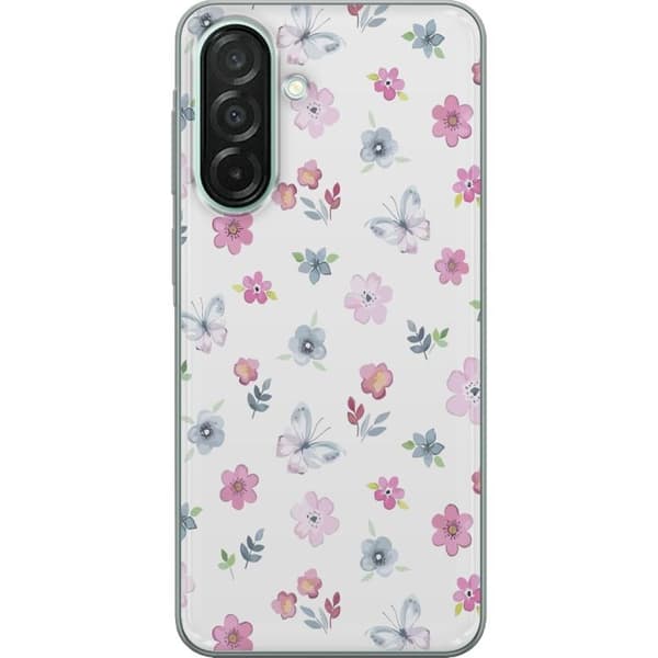 Mobilcover til Samsung Galaxy A26 med Blomster og sommerfugle