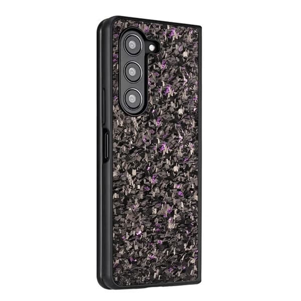 Mobilskal till Galaxy Z Fold 6 5G Aramid Fiber Forged Texture - Blå Blå