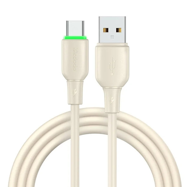 MCDODO USB-A - USB-C 6A Kabel 1.2M CA-475 Alpha - Beige Beige