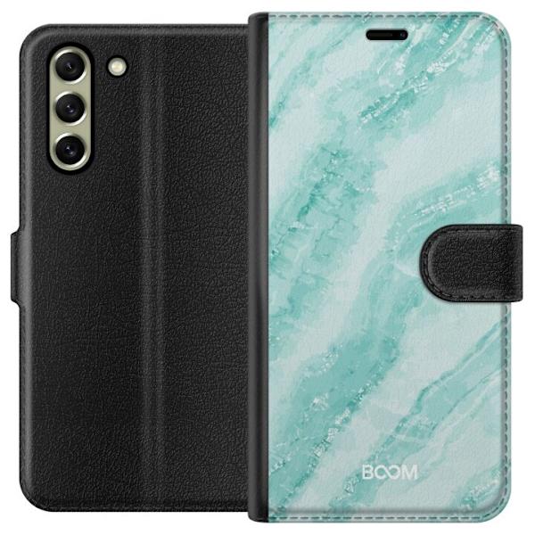Plånboksfodral till Samsung Galaxy S21 FE 5G med Mint Marble