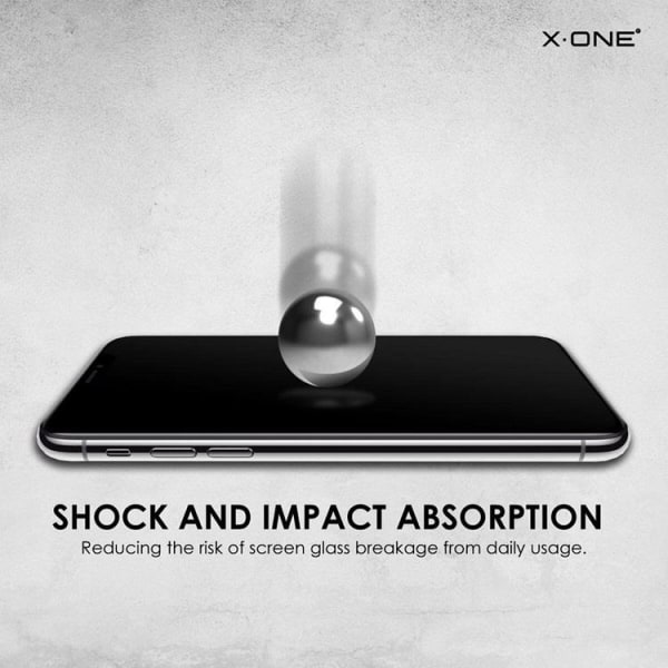 X-One iPhone 15 Pro karkaistu lasi näytönsuoja Matta - musta