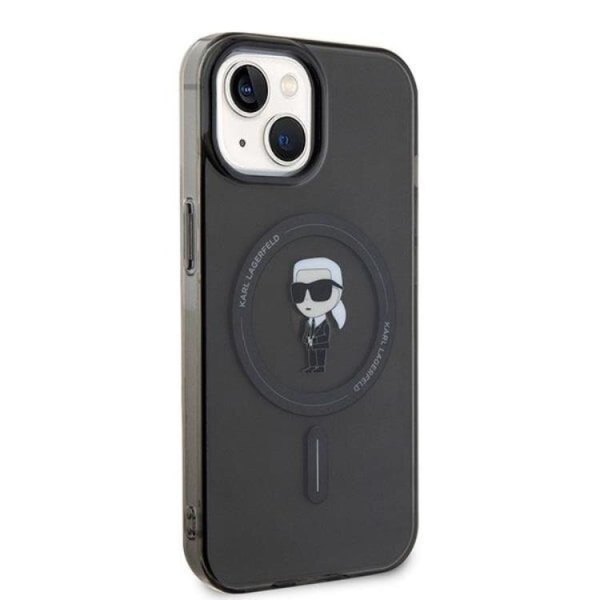 Karl Lagerfeld iPhone 15 Plus -puhelimen kuori Magsafe IML Ikonik