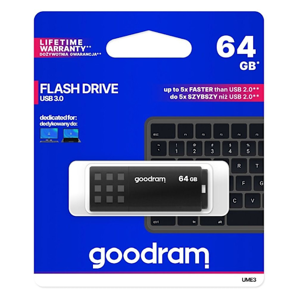 Goodram USB-minne UME3 64GB USB 3.0