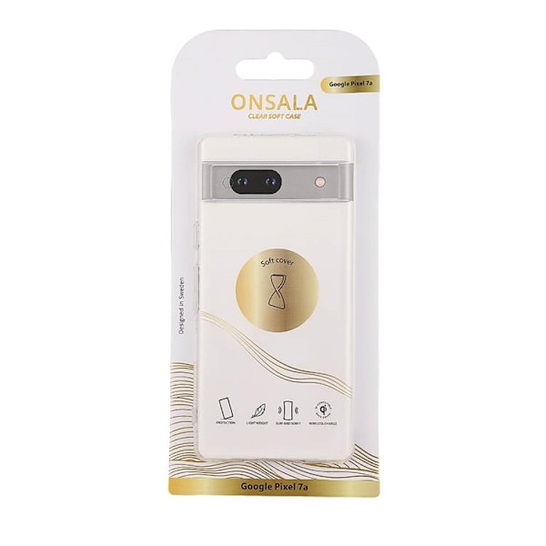 Onsala Mobilskal till Google Pixel 7a TPU - Transparent Transparent