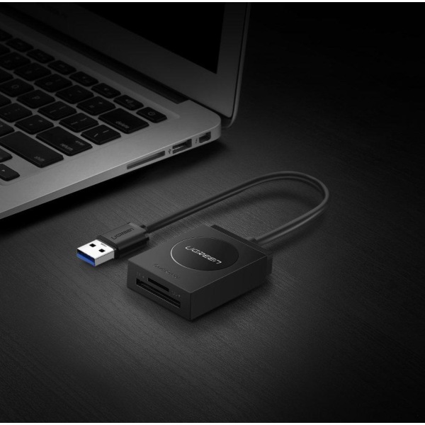 UGreen SD / micro SD Kortläsare till USB 3.0 - Svart