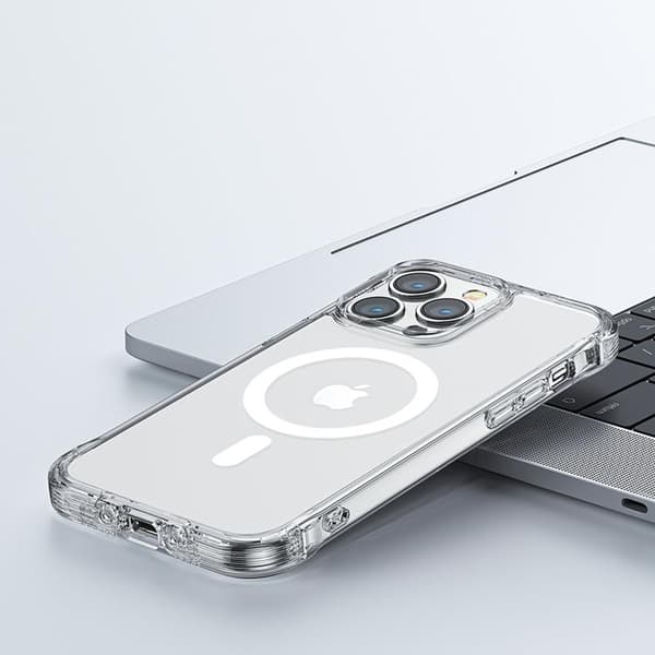 Joyroom iPhone 14 Plus Skal Magsafe Defender Armored - Clear Transparent