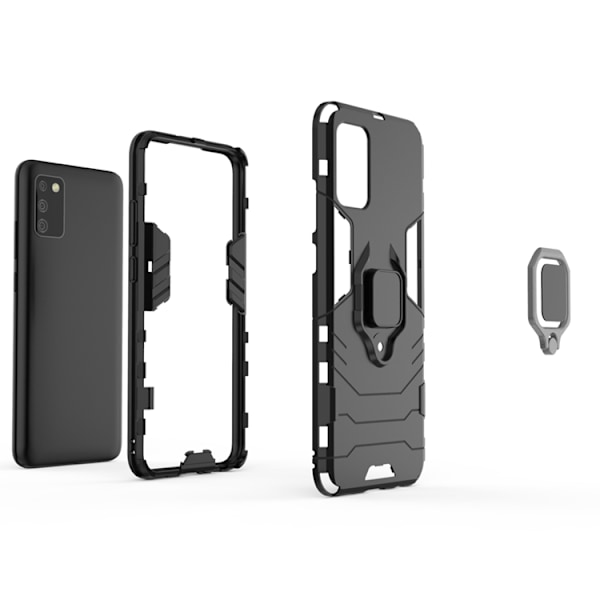 Galaxy A03s Skal Ring Armor - Svart Svart