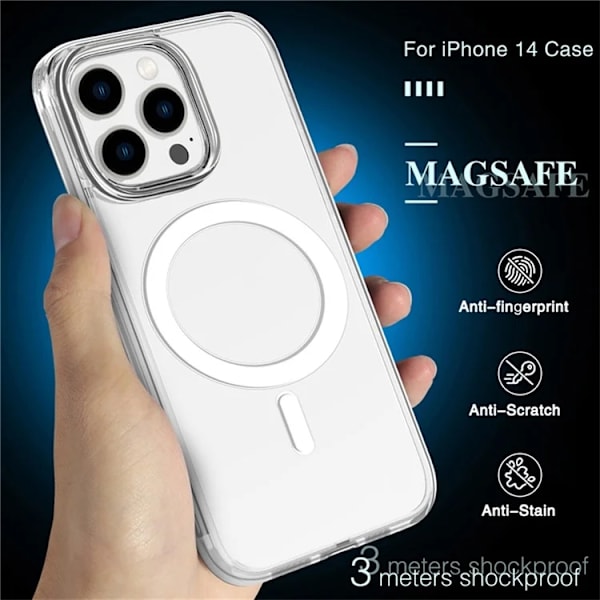 Mobilskal till iPhone 14 Pro Max MagSafe - Transparent Transparent