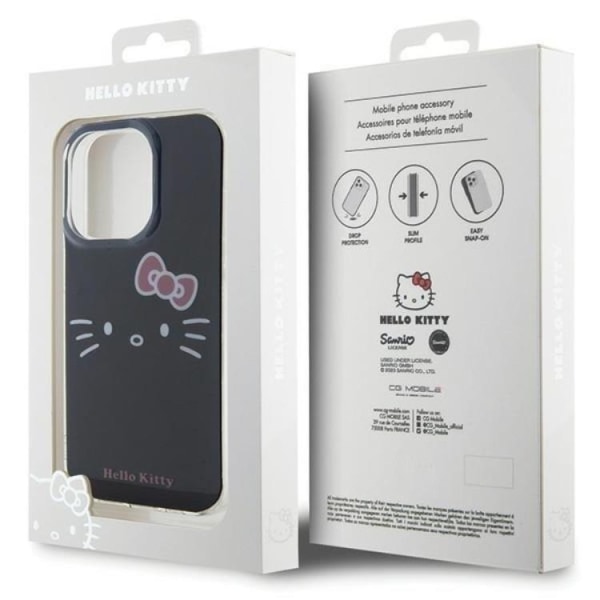 Hello Kitty iPhone 15 Pro Mobilskal Hello Kitty IML Kitty Face -