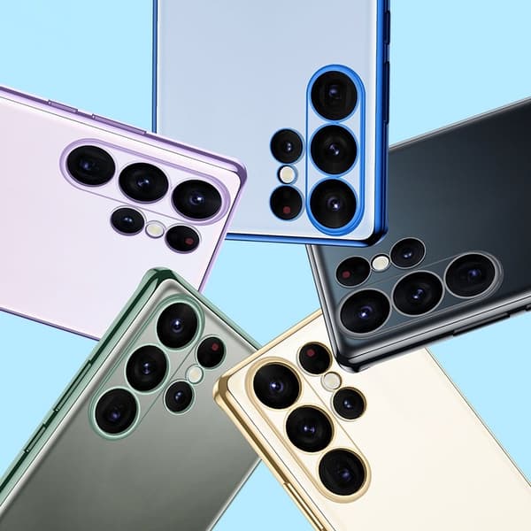 SULADA Nature Series Matte Mobilskal för Galaxy S23 TPU - Svart