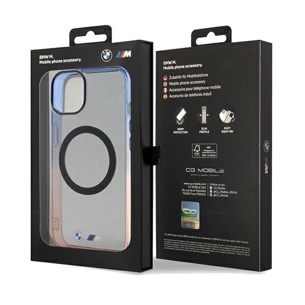 BMW Mobilskal till iPhone 14 Plus/15 Plus MagSafe Gradient Bumper - Grå