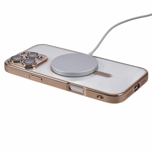 X-LEVEL Mobilskal till iPhone 16 Pro MagSafe Full Kamera Skydd Guld